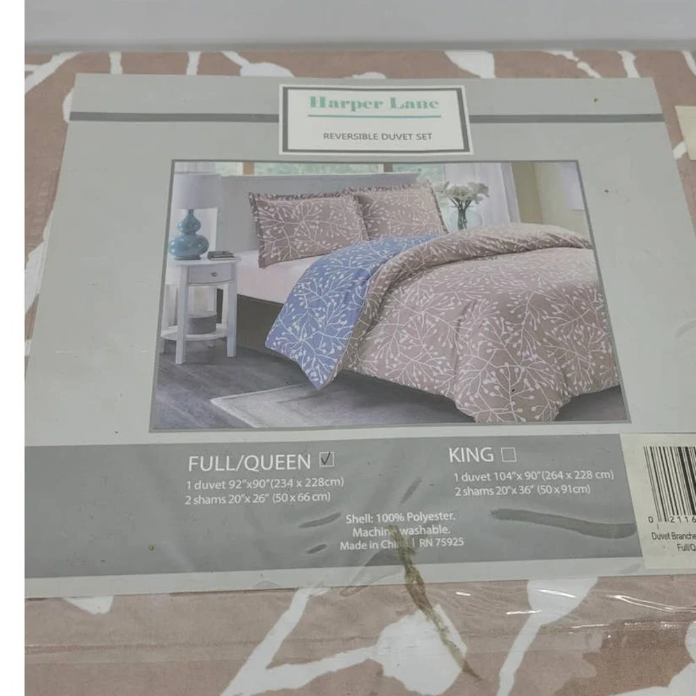 Harper Lane REVERSIBLE DUVET SET F/Q